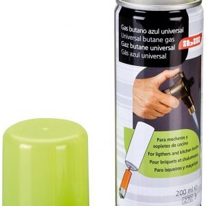 Gas butano azul universal para mecheros y sopletes de cocina