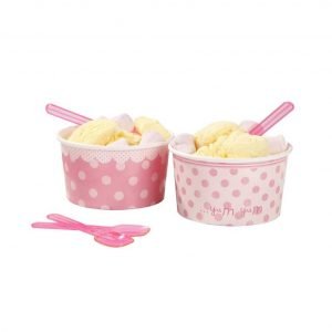 Pack de 8 Tarrinas para Helado Fiesta Rosa