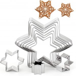 Moldes para Galletas de Estrella Hexagonales